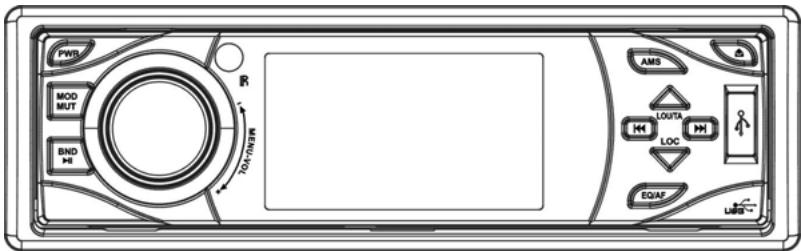 SCOTT DRX 600 - RDS CAR RADIO DVD/MP4/XVID/VCD CD/MP3/USB PLAYER - 1