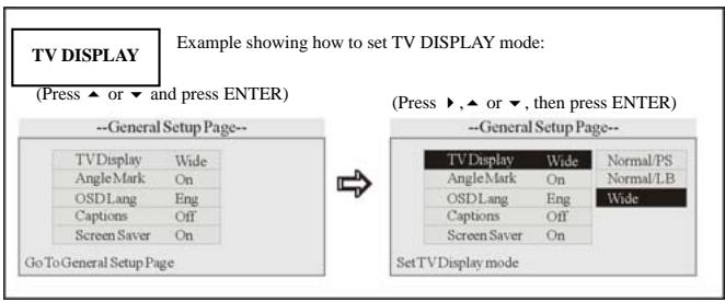 SCOTT DRX 600 - DVD SETUP MENU - 1