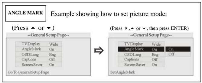SCOTT DRX 630 - DVD SETUP MENU - 2