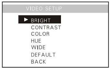 SCOTT DRX 630 - 3.VIDEO SETUP - 1