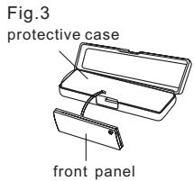 SCOTT SRX 210 - REMOVING AND PROTECTING DETACHABLE FRONT PANEL - 3