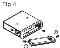 SCOTT SRX 210 - REMOVING AND PROTECTING DETACHABLE FRONT PANEL - 4