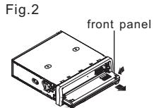 SCOTT SRX 210 - REMOVING AND PROTECTING DETACHABLE FRONT PANEL - 2