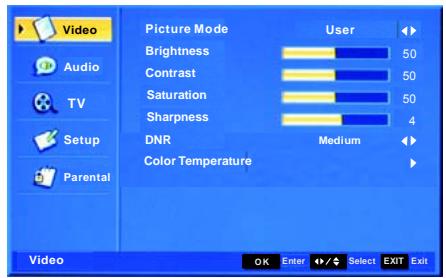 SCOTT X 150,  X 220 - Menu «Vidente» - 1