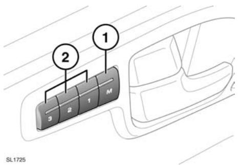 LAND ROVER RANGE ROVER EVOQUE 2011 - Memoire de position de SIEGE - 1