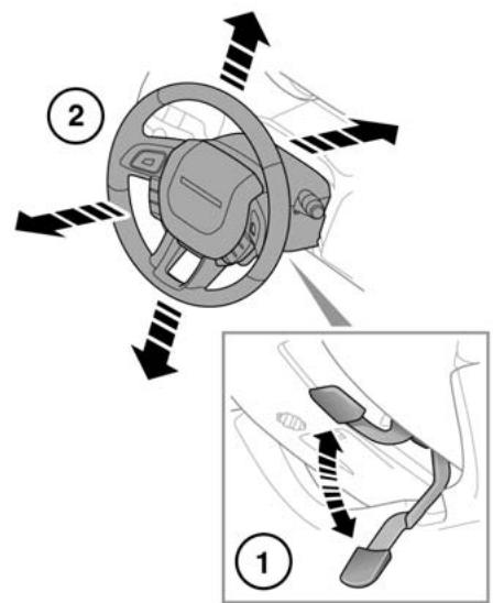 LAND ROVER RANGE ROVER EVOQUE 2011 - Colonne de direction - 2