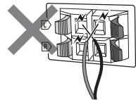 PANASONIC SC-PM02 - Collegare gli diffusori. - 1