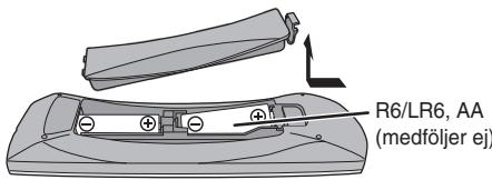 PANASONIC SC-PM02 - Förbereda fjärrkontrollen - 1