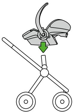 STOKKE IZI GO - Rögzítés babakocsin - 1