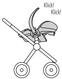 STOKKE IZI GO - Montering pa en vagn - 2