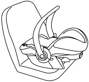 STOKKE IZI GO - Installazione del seggiolino in direzione opposta al senso di marcia - 3