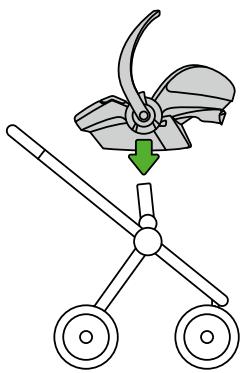 STOKKE IZI GO - Montering pa en barnevogn - 1