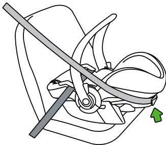 STOKKE IZI GO - Istuimen asentaminen vöihinSELLk menosuuntaan - 5