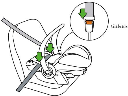 STOKKE IZI GO BY BESAFE - Remarque concernant l'installation DOS à la route - 2