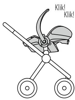 STOKKE IZI GO BY BESAFE - Installatie op de kinderwagen - 2