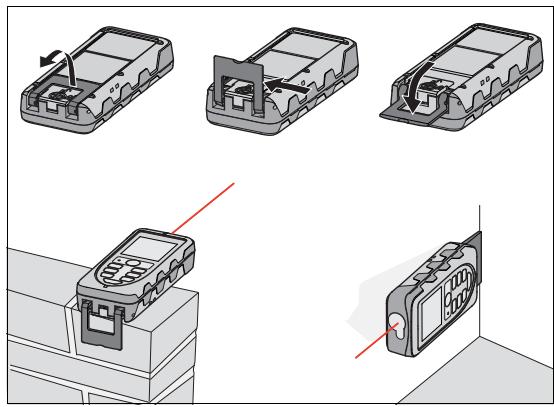 LEICA DISTO DXT - Réglage de la référence de mesure - 1