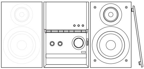 PANASONIC SCPM602 - Placering af højttalerne - 1