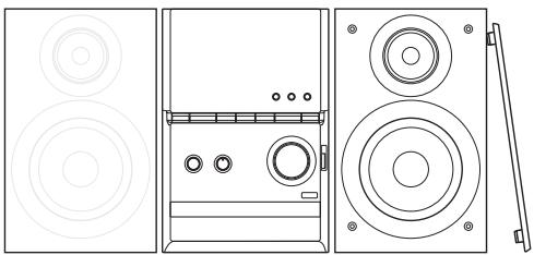 PANASONIC SCPM602 - Plaatsing van de luidsprekers - 1