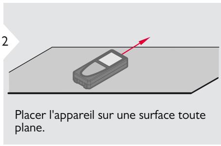 LEICA DISTO X310 - Calibrage du capteur d'inclinaison (calibrage de l'inclinaison) - 2