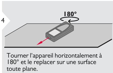 LEICA DISTO X310 - Calibrage du capteur d'inclinaison (calibrage de l'inclinaison) - 4