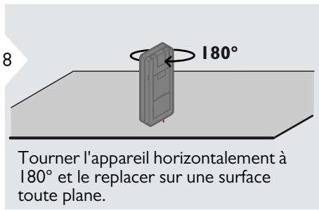 LEICA DISTO X310 - Calibrage du capteur d'inclinaison (calibrage de l'inclinaison) - 8
