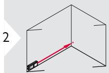 LEICA DISTO X310 - Surface triangulaire - 2