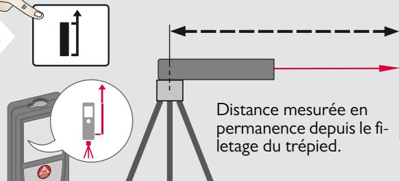 LEICA DISTO X310 - Réglage de la référence de mesure / trépied - 6