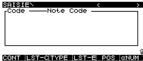 LEICA GPS SYSTEM 500 - Création de codes - 1
