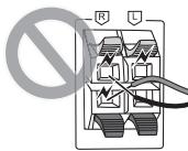 PANASONIC SCPM602EG - De luidsprekers aansluiten. - 2