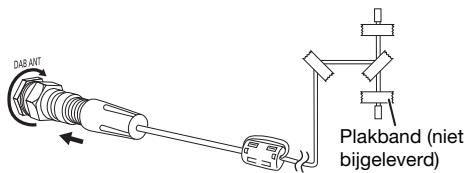 PANASONIC SCPM602EG - Sluit de DAB-antenne aan. - 1