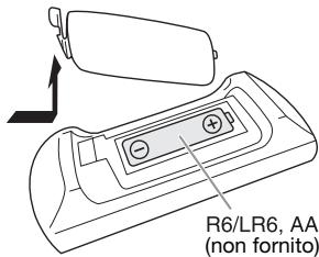 PANASONIC SCPM602EG - Preparazione del telecomando - 1