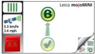 LEICA MOJOMINI - Définition d'une trajectoire rectiligne AB - 4