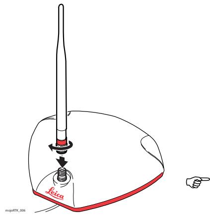 LEICA MOJORTK - Préparation des antennes GPS - 3