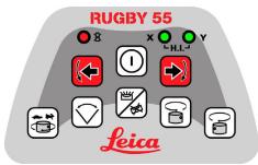 LEICA RUGBY 55 - Pour activer le mode ajustage, effectuer les opérations suivantes: - 1