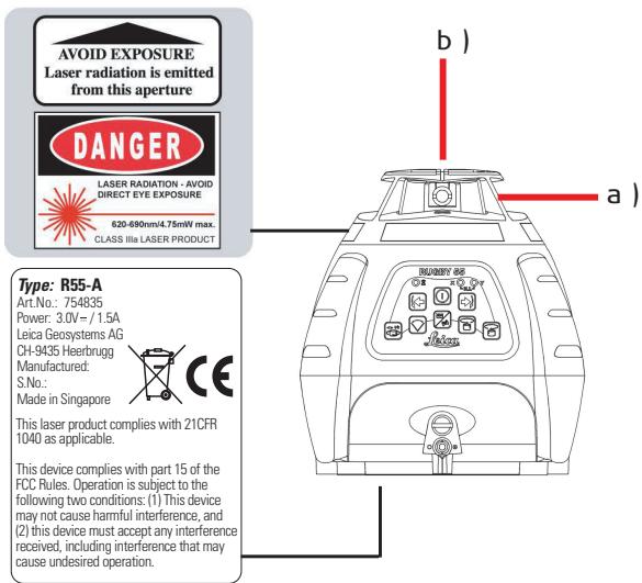 LEICA RUGBY 55 - Marquage, classification laser lla - 1