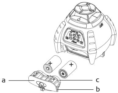 LEICA RUGBY 55 - Remplacement des batteries alcalines - 1
