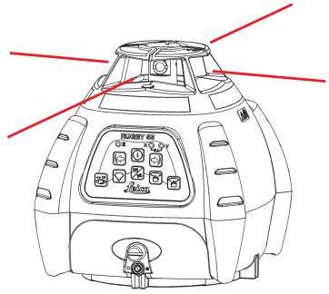 LEICA RUGBY 55 - Réappuyer sur le bouton auto/manuel pour régler les deux axes en mode manuel - 1