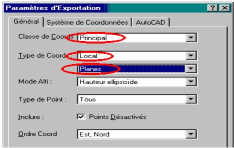LEICA SYSTEM 500 SKI-PRO - Tour rapide d'initiation IV: exportation vers les SIG et la DAO, suite - 2