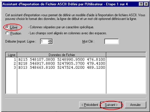LEICA SYSTEM 500 SKI-PRO - Leçon trois - création d'un système de coordonnées, suite - 4