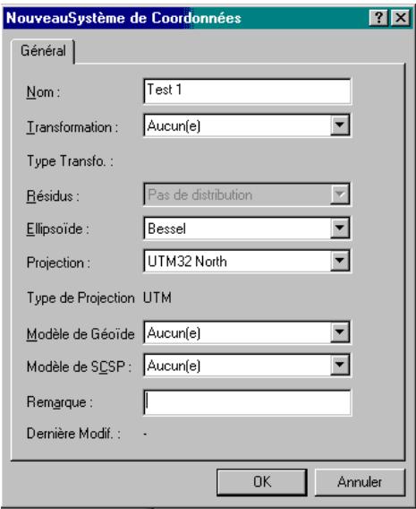LEICA SYSTEM 500 SKI-PRO - Leçon trois - création d'un système de coordonnées, suite - 1