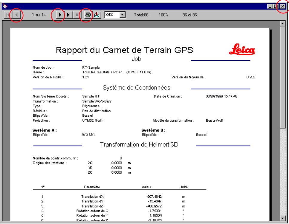 LEICA SYSTEM 500 SKI-PRO - Leçon un - Démarrage d'un projet et importation de données brutes, suite - 1