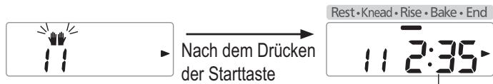 PANASONIC SD 2500 - Wenn der Piepton ertönt, wird weitere Butter hinzugeführct, drücken Sie dann die 'Start' erneut. - 1