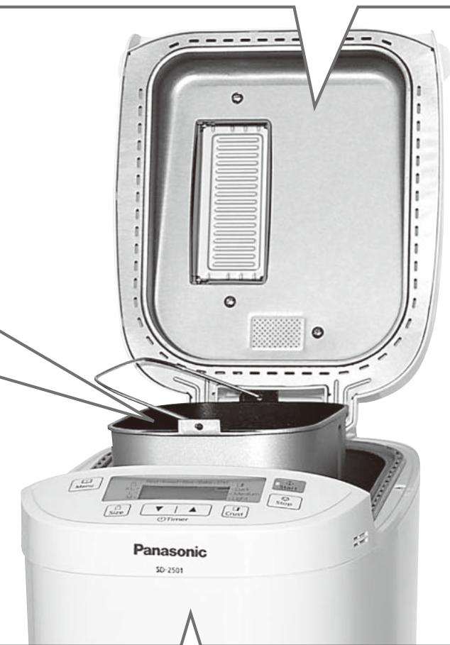 PANASONIC SD 2500 - Aperture per la fuoriuscita del vapore - 2