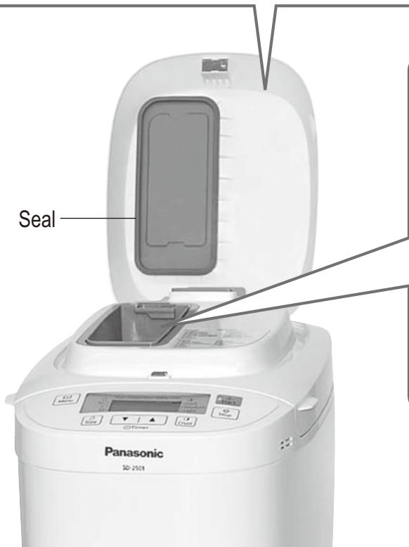 PANASONIC SD 2500 - Dispenser lid (SD-2501 only) - 2