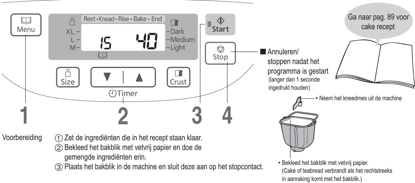 PANASONIC SD 2500 - Cake bakken - 1