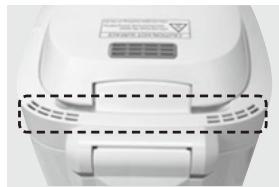 PANASONIC SD 2500 - Aperture per la fuoriuscita del vapore - 1