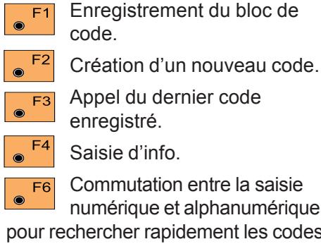 LEICA TPS1100 - Codage standard avec liste de code - 3