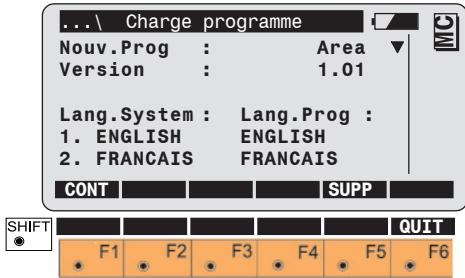 LEICA TPS1100 - Charge programme - 1