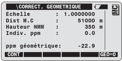 LEICA TPS1100 - Correction géométrie - 2