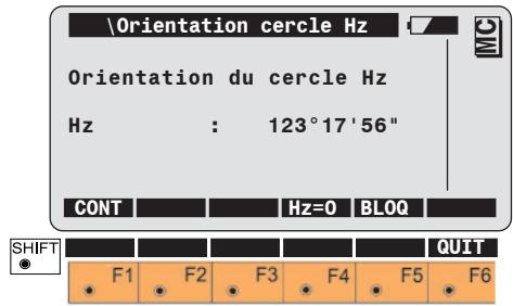 LEICA TPS1100 - Orientation sur 1 point - 3